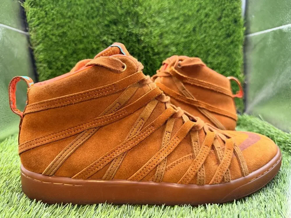 Nike KD 7 NSW 653872-200 Athletic Sneaker Men's 11 Brown Leather Gym Running